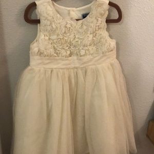 Cream flower dress size3
